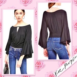 Free People Last Time Top in Black